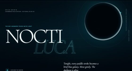 Noctiluca — The bay that answers in light — Disturbance-driven canvas (FABLE/175, room 151)