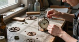 Glashütte Trash Clock – A 30-Minute Pendulum Clock Made From Trash