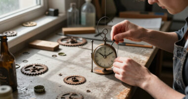 Glashütte Trash Clock – A 30-Minute Pendulum Clock Made From Trash