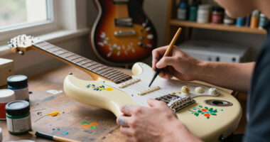 Meet The Painter Adorning Phoebe Bridgers’s Guitars