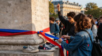 The French Student Protesters Subverting Monuments Like It's May 68
