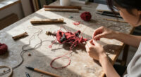 Woo Jin Joo Conjures Mythic Tales From Uncanny Sculptures Of Fiber And Found Objects
