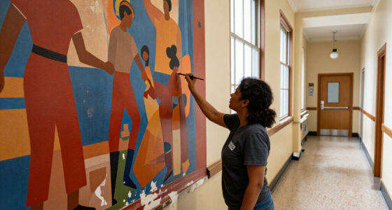 WPA Murals At Harlem Hospital Restored To Their Original Glory